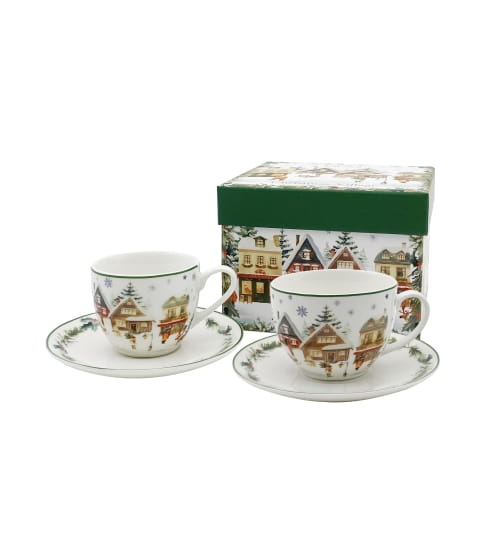 Filiżanki espresso Świąteczne